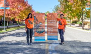 Banners installed to honour residential school attendees and families